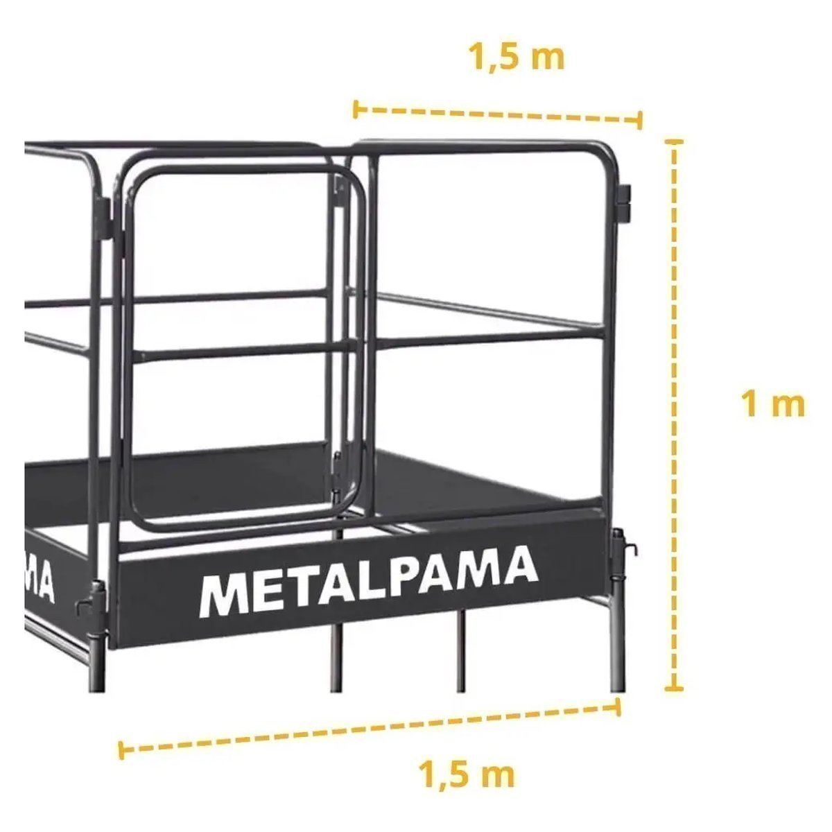 Guarda corpo de andaime